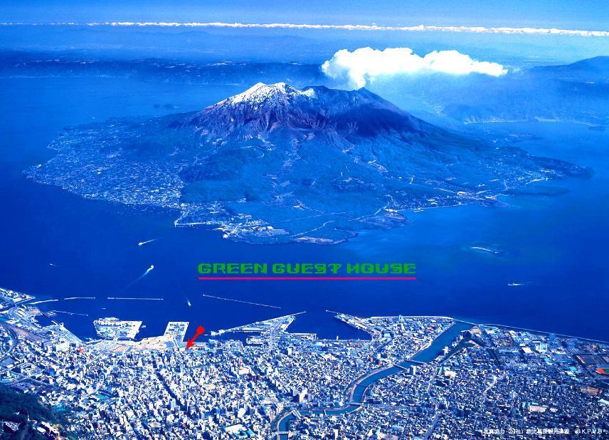Green Guesthouse Kagoshima Bagian luar foto